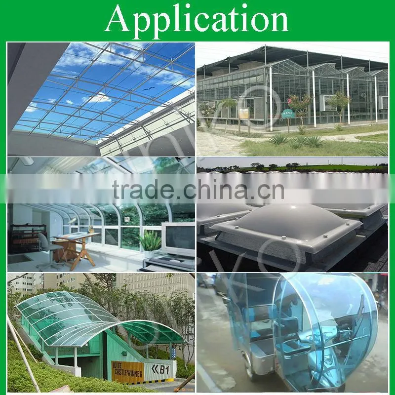 bayer makrolon translucent new plastic roof tile