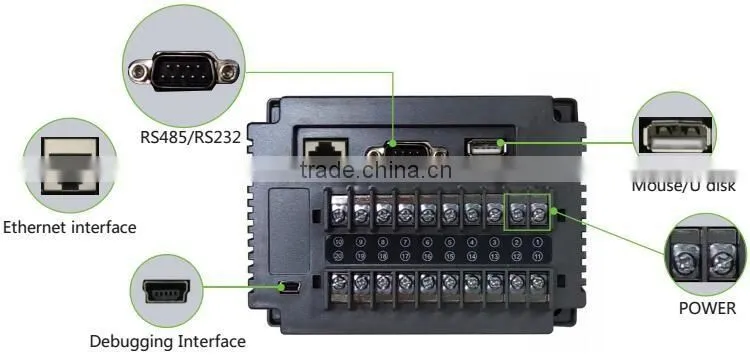 AI-3506M Six Channel 5 Inch Touch Screen Temperature Recorder