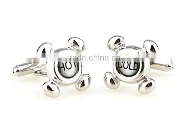 Manufacturer custom made clcok letter cufflinks for mens gift
