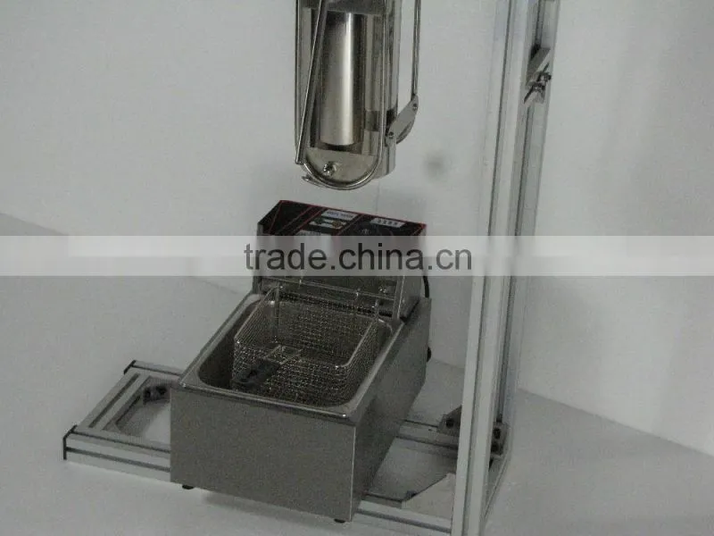 5 litre Spanish churros machine with 6 litre fryer_churro machine for sale