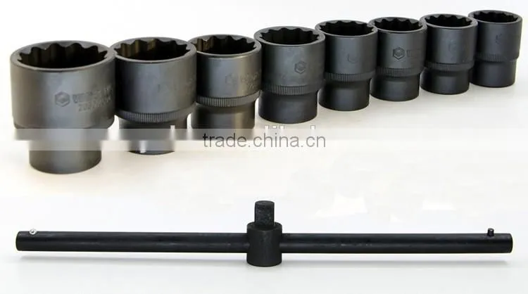 Professional 12P Electroplate hand tools 26 pieces socket set
