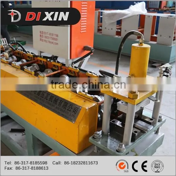 Dixin manufacturer steel fence post roll forming machine with train service
