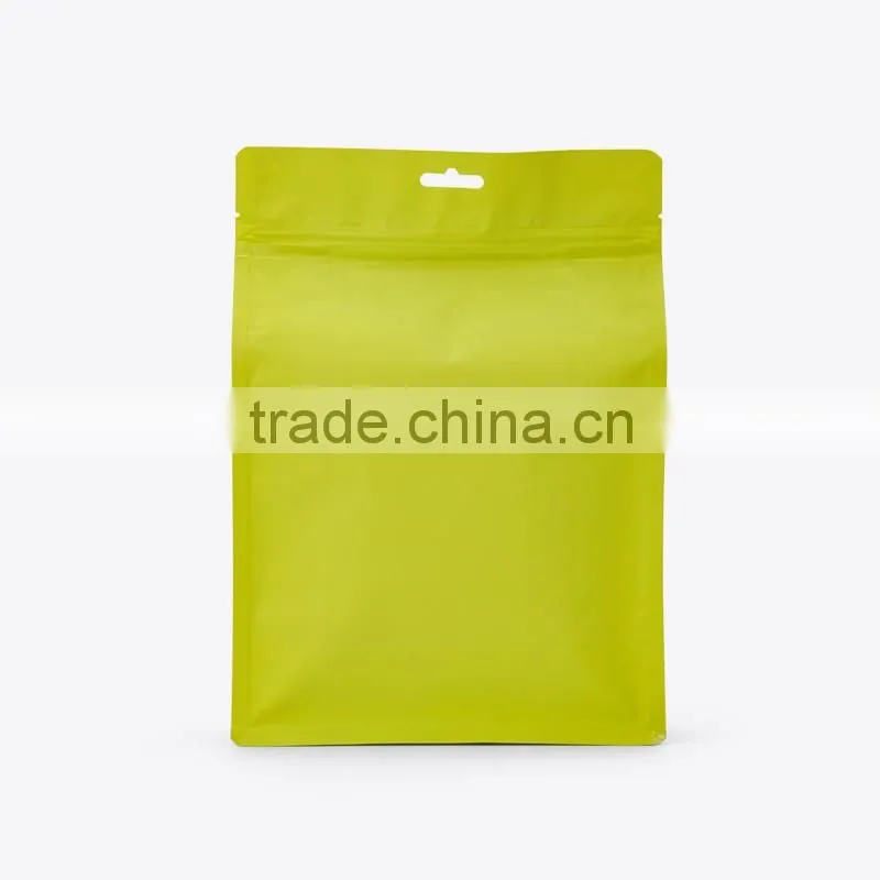 wholesale stand up flat bottom zipper bags with custom window