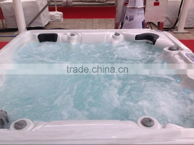 Hot sale new acrylic acrylic bathtub for 5 person outdoor whirlpool hot tub JY8016
