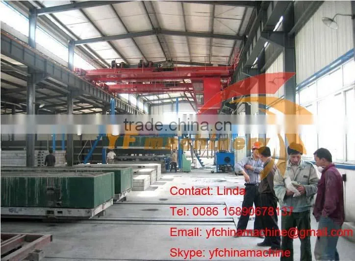 30000-300000 M3 per year latest technology Sand autoclave aerated concrete (AAC) plant