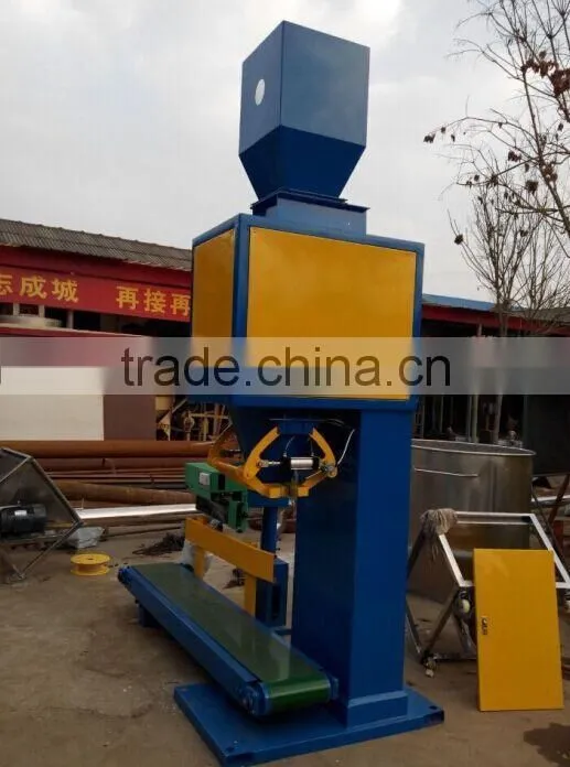 cow manure organic fertilizer packing sealing machine