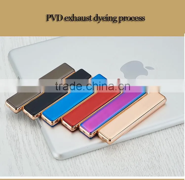 Mini Portable USB Port Electronic Windproof Flameless Rechargable Lighter