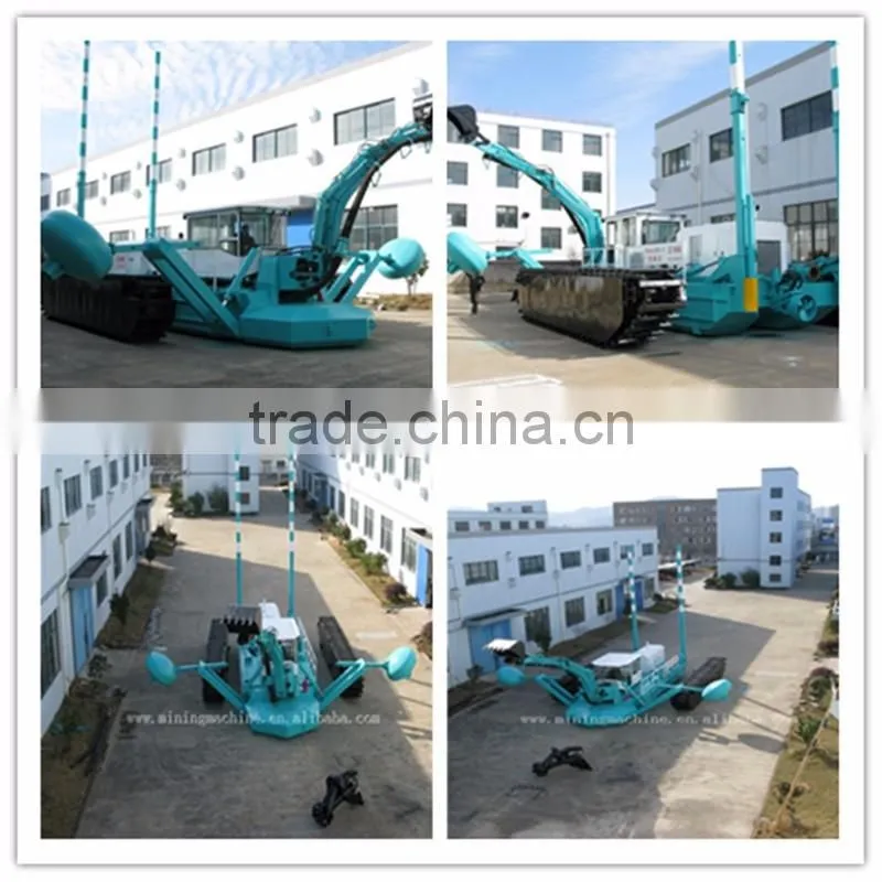 Watermaster with Excavator bucket and cutter head