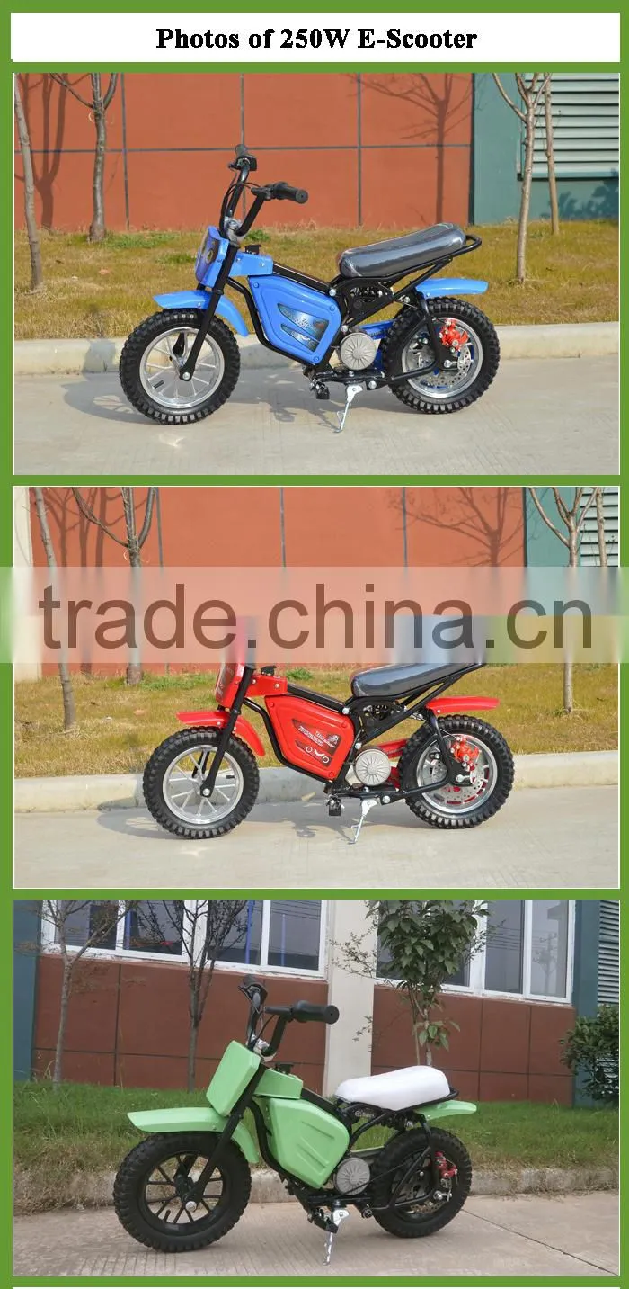2015 Great quality fashionable popular 250W 2 wheel electric scooter for kids