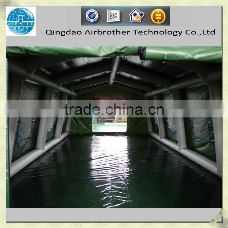 Hot sale PVC inflatable military tent for sale