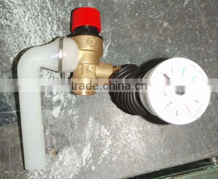 Pressure release valve of gas boiler