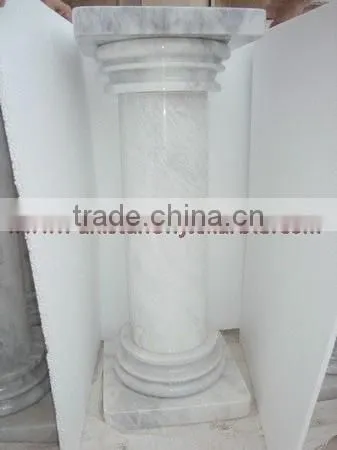 NATURAL BLACK AND GOLD MARBLE PEDESTALS COLLECTION