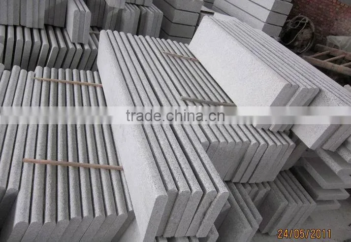 outdoor stone steps risers G603 granite stairs