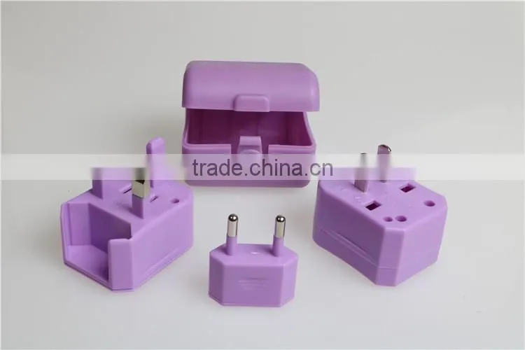 3A mini travel adapter electric plug unviersal travel adapter mini travel adapter without usb port