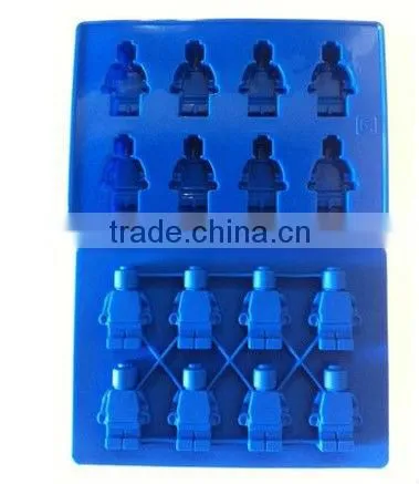 letter shape silicone ice cube tray