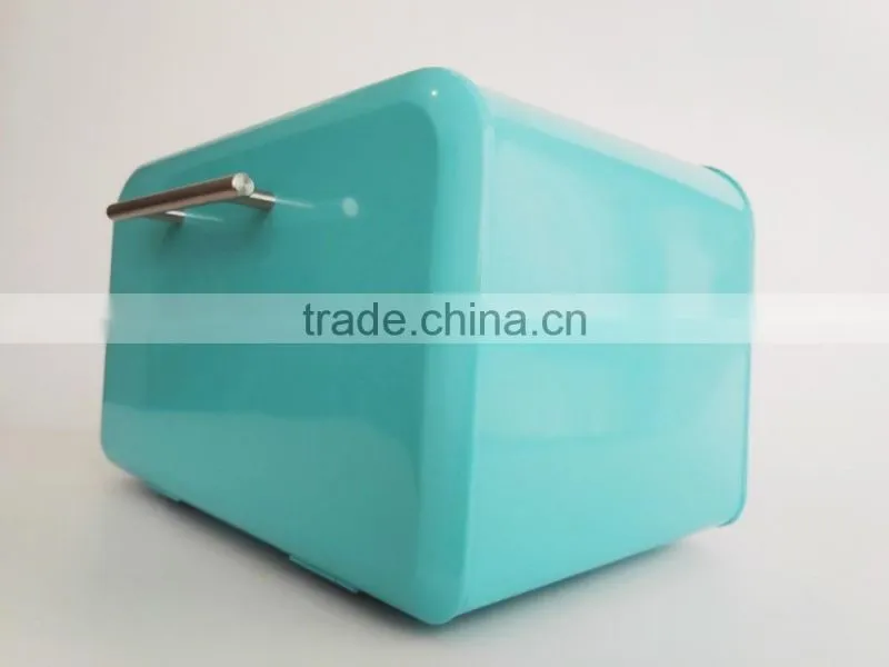 Metal Steel Retro Drop Drown Front Door Bread Bin Kitchen Food Storage Vintage Box