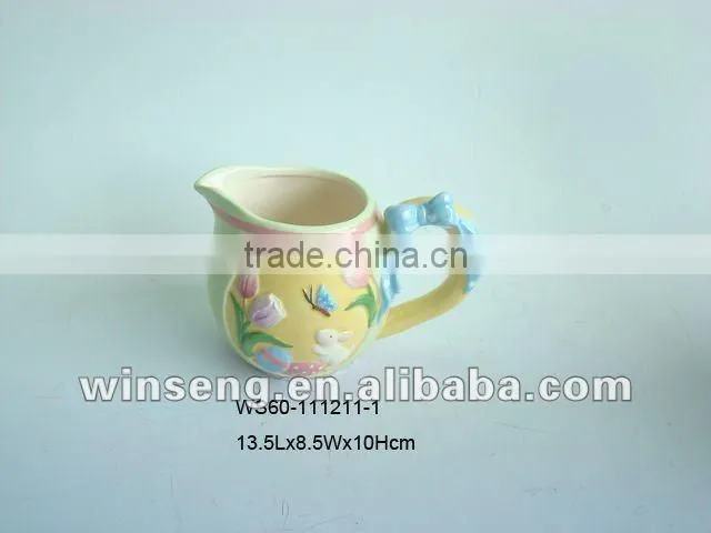 Cheap Ceramic Easter Rabbit Milk Pot