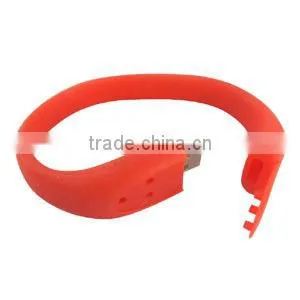New Bracelet USB flash drive/soft silicone USB/1GB-64GB wristband USB flash drive