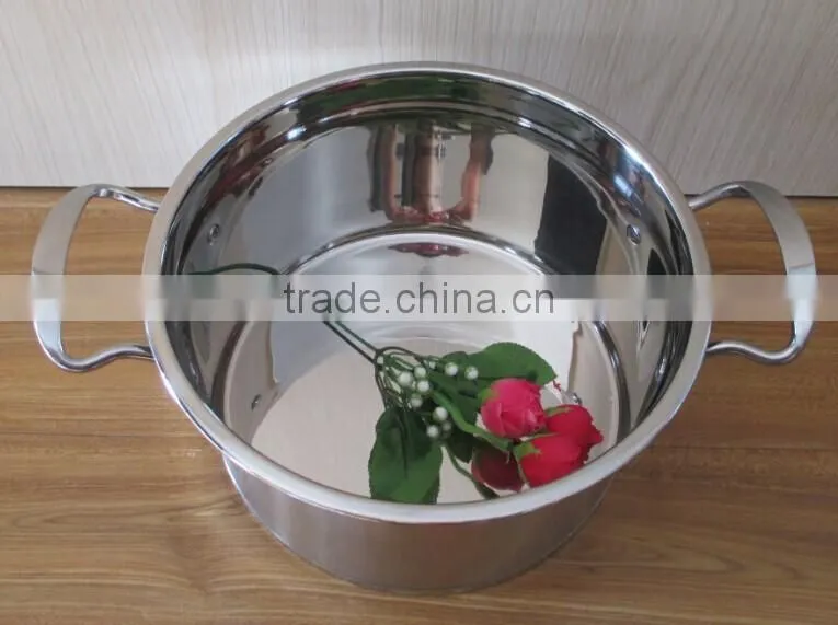 Colorful Stainless Steel Induction Bottom Soup Pot cooking pot set