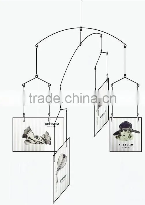 iron board+4pcs flower shape magnet hook