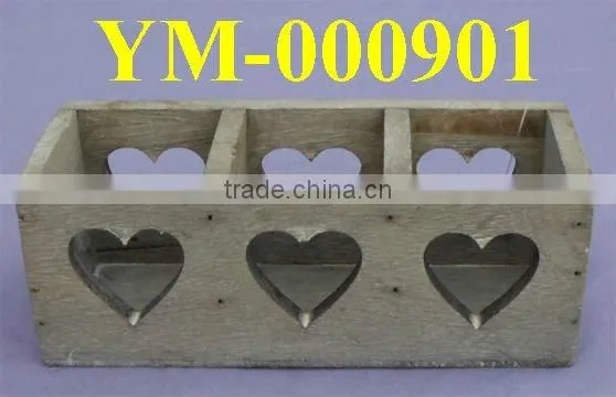 Decorative Wooden Candle Holder