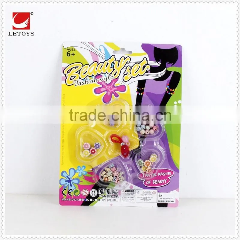 new beautiful jewelry sets educational kids plastic DIY beads toys