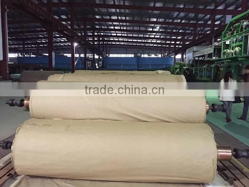 Biodegradable customized warp and weft kraft paper shopping bag