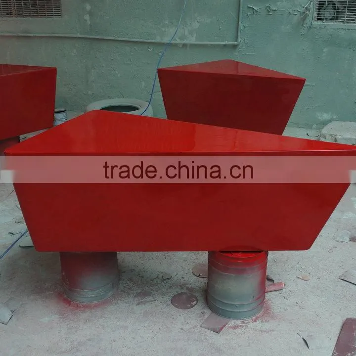 Large fiberglass leisure stool