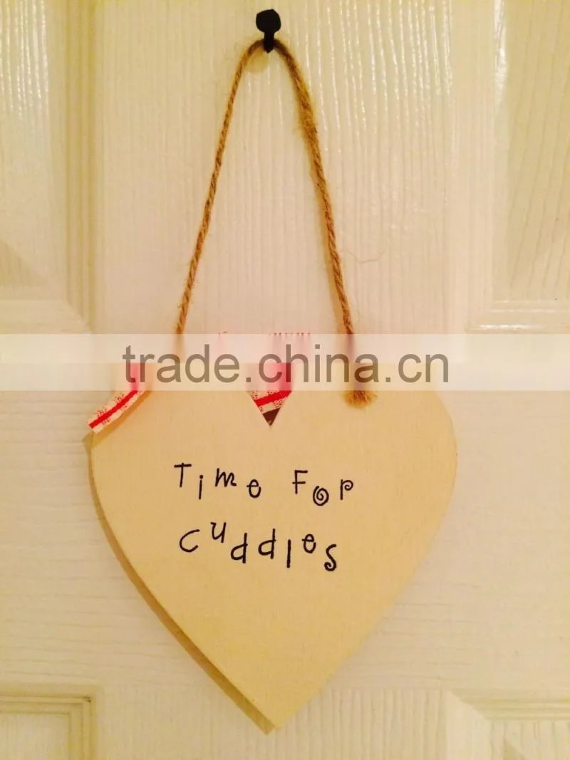 Wood Love Wall Hanging Plaque Handcrafted