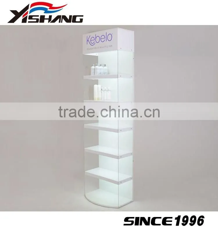 Cardboard supermarket rack soap display stands