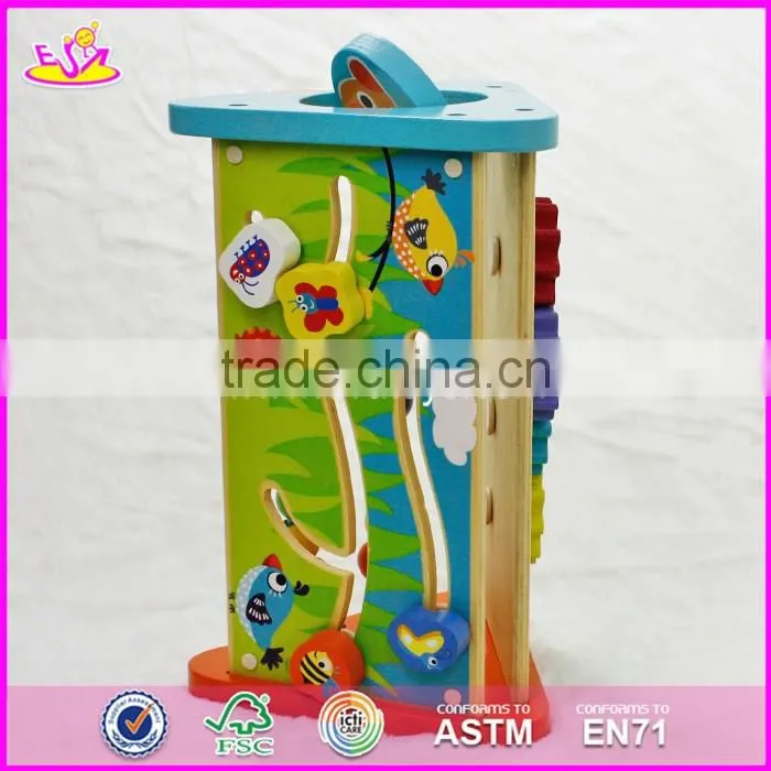 2017 New design educational wooden kids toys W12D054