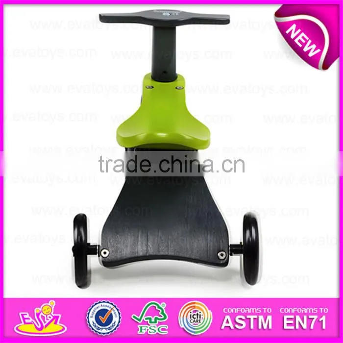New style kids Wooden tricycle toys,Manufacturer safety baby wooden tricycle,ride on car W16A021