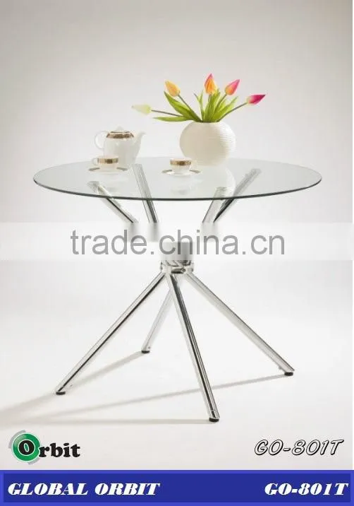 round dining table, modern hotel lobby glass round table