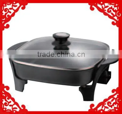 mini electric non-stick frying pan griddle fan
