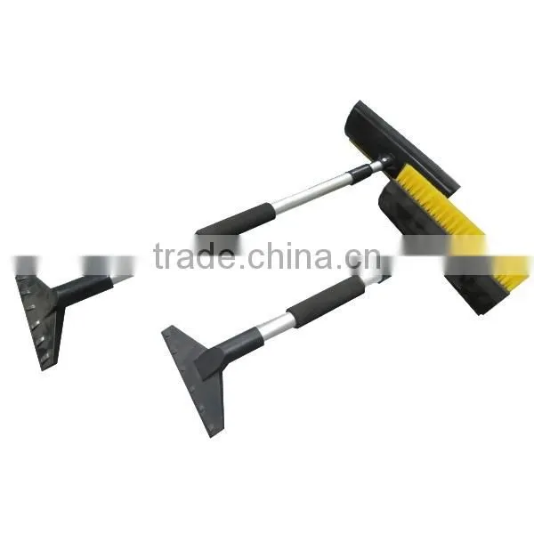 rubber squeegee snow brush with long handle
