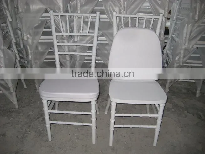banquet wholesale white resin chiavari chairs for sale