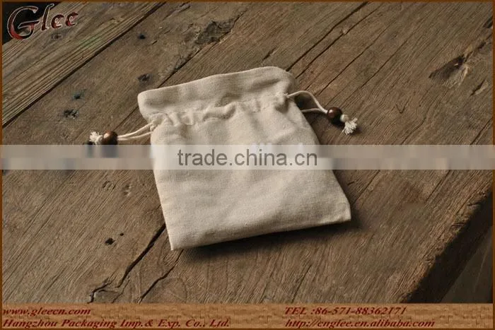 Cheap Tea storage bag fabric drawstring bag