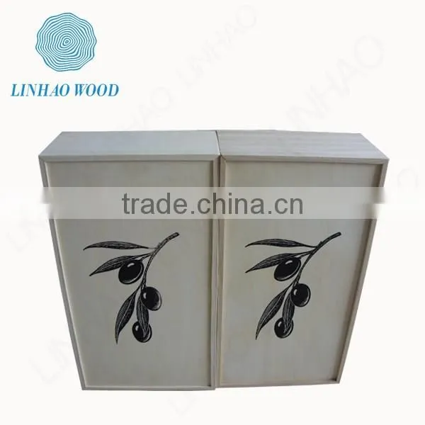 Factory Supply wood box wine, wood liquor box, Wooden Wine Box wholesale