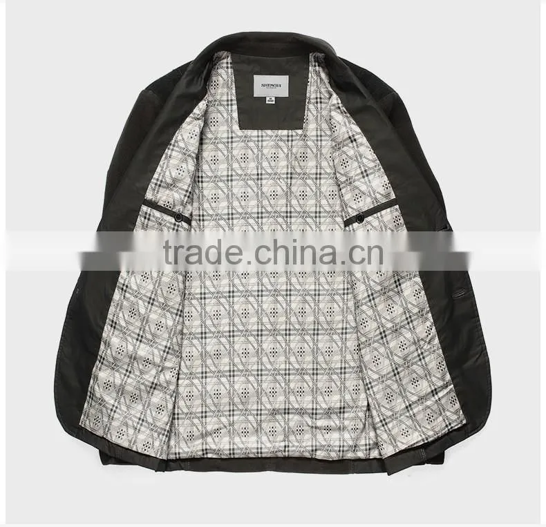 2016 New stylish gentlement causal suit ,leisure suit
