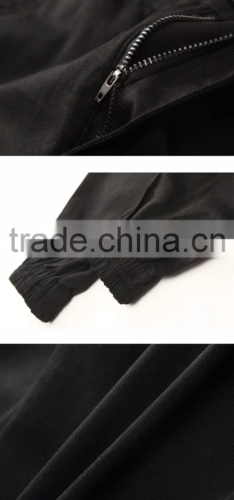 Custom latest design men cotton trousers chino jogger long pants