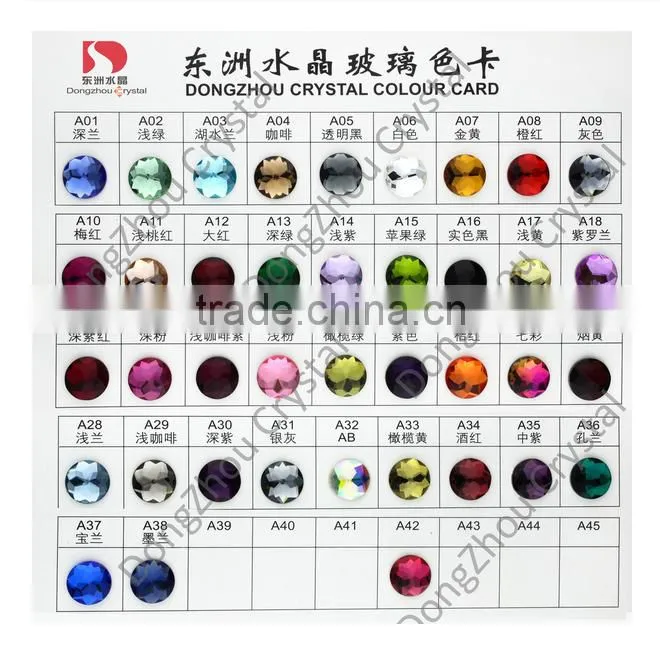 50MM Round Flat Back Glass Stones Jewelry Accessories Unfoiled Transparent Glass for Home Decor