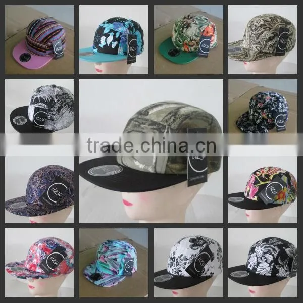 OEM china factory local wholesale 5 panel custom cap