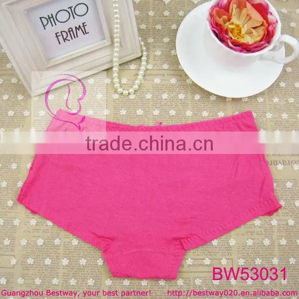 Open hot sex girl photo of sexy stock products sexy boyshort panties front transparent floral lace with bow back bamboo fabric