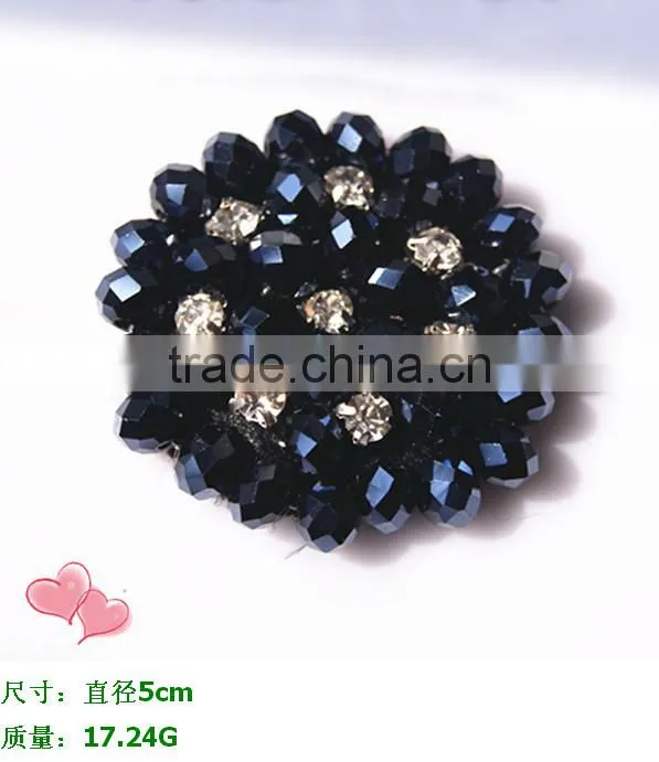 wholesale crystal bow shoe garment decoration accessories handmade crystal beaded bowknot shoe clips from Miss Luv
