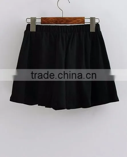 EY0611P Women High Waist Fashion Casual Shorts 2017