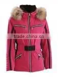 New design women nylon colourful snow ski jacket