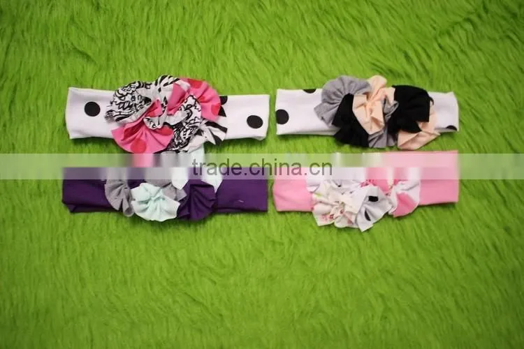 giggle moon remake bowknot headband polka dot hairbands girl flower hairband ruffled outfits headband