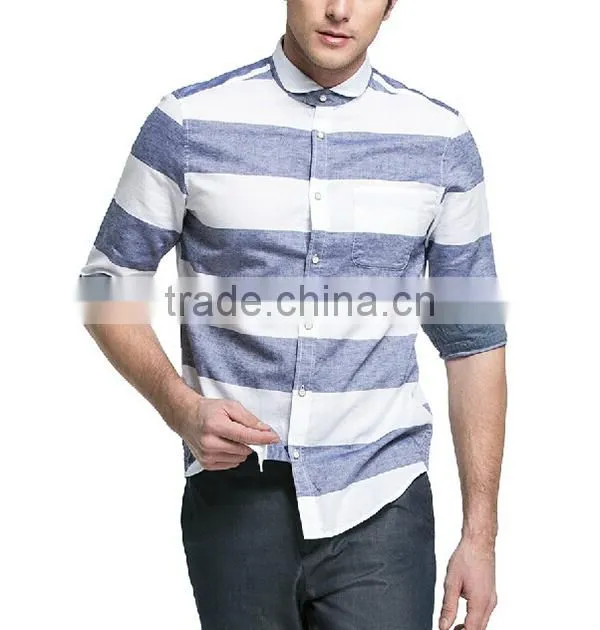 Men trendy casual shirt stylish men long sleeve t shirt