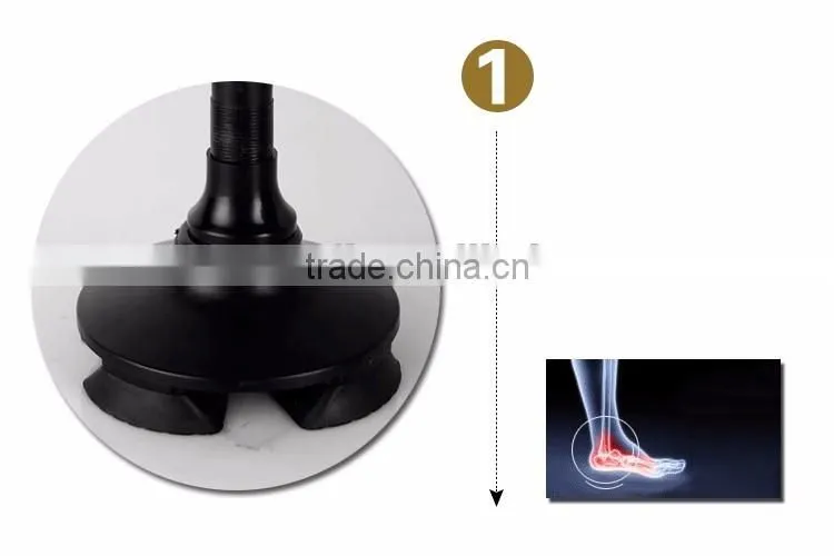 Ultimate LED Magic cane with Alarm device for asking help when old people fall down
