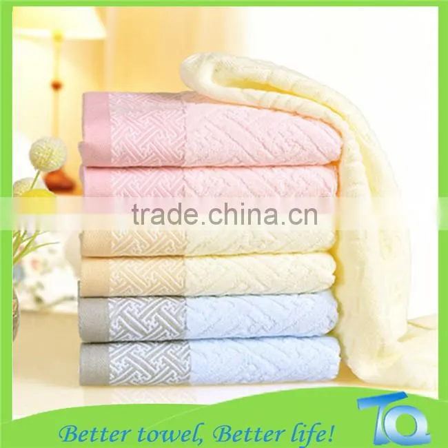 Hot sale patterned cotton 100% towel